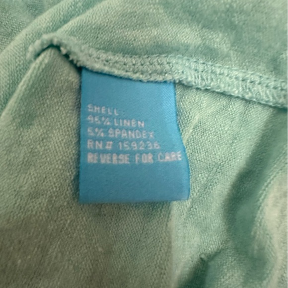 J.McLaughlin Womens Linen Blend Button Front Top Size unsure 3/4 Sleeve Capsule - Picture 4 of 8